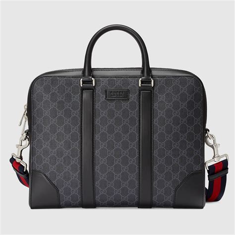 men gucci briefcases and work.